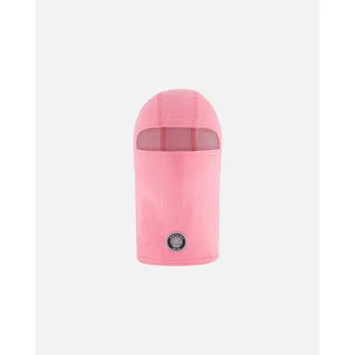 Deux Par Deux Babies'  Girl's Jersey Balaclava Candy Pink In Azalea Pink