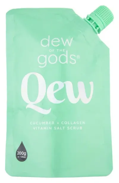 Dew Of The Gods Qew Collagen Body Scrub In White