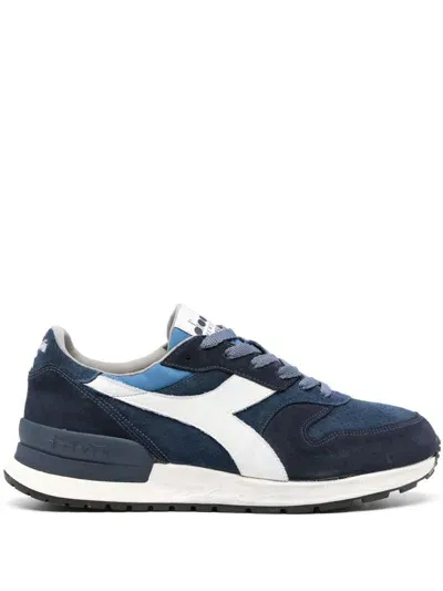 Diadora Logo Sneaker In Blue