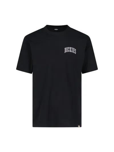 Dickies "aitkin" Logo T-shirt In Black  