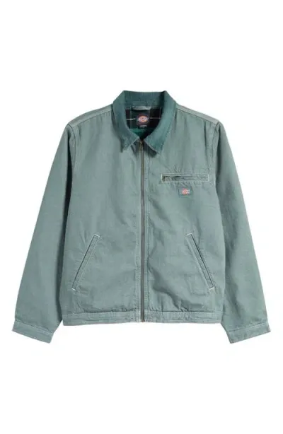 Dickies Denim Jacket In Lincoln Green