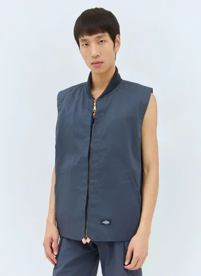 Dickies Eisenhower Vest In Navy