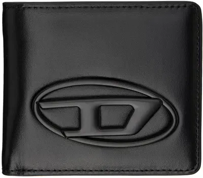 Diesel Black Holi-d Bi Fold Coin S 3d Wallet In T8013