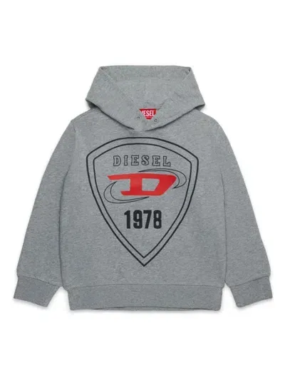 Diesel Kids' Claire Hoodie In Grey