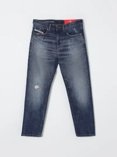 Diesel Jeans  Kids Color Denim In 牛仔布