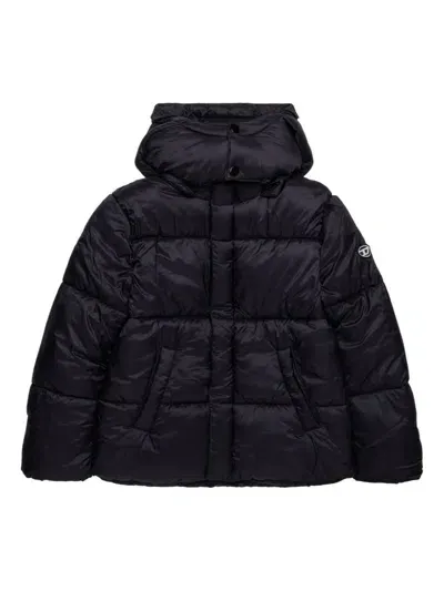 Diesel Kids' Jwrolfs Jacket In Black