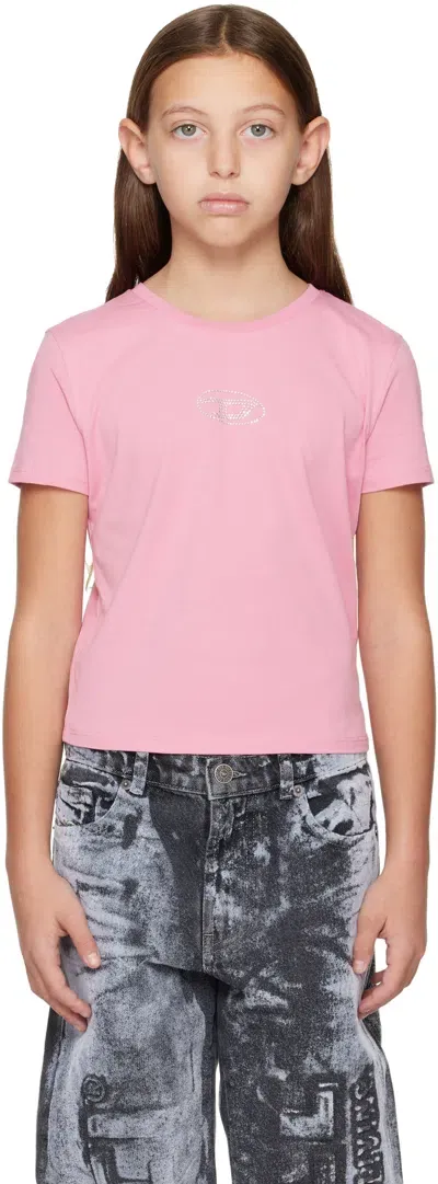 Diesel T-shirt  Kids Color Pink In 粉色