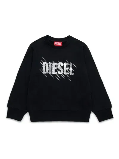 Diesel Kids' Linda Sweatshirt In Black