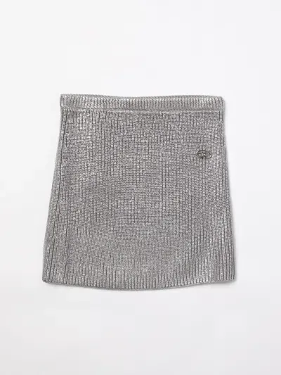 Diesel Skirt  Kids Color Silver In Silber