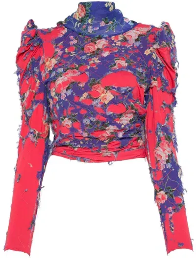 Diesel T-floyal Blouse In Multicolor