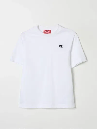 Diesel T-shirt  Kids Color White In Weiss