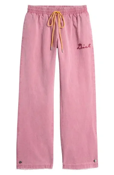 Diet Starts Monday Hopkins Drawstring Cotton Pants In Dusty Rose