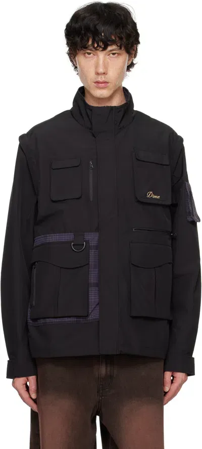 Dime Black Fishing Zip-off Jacket