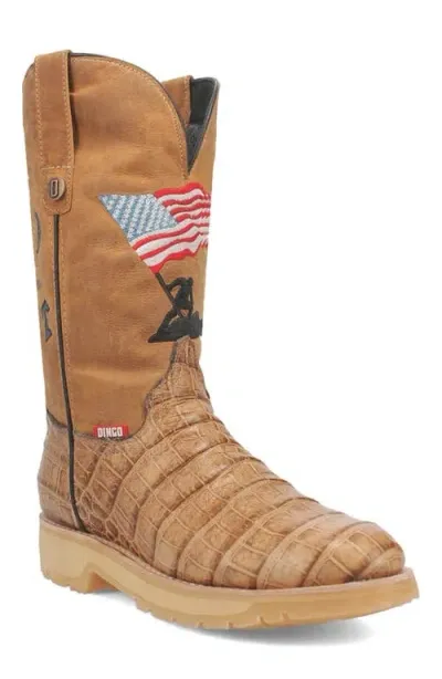 Dingo Patriot Western Boot In Tan