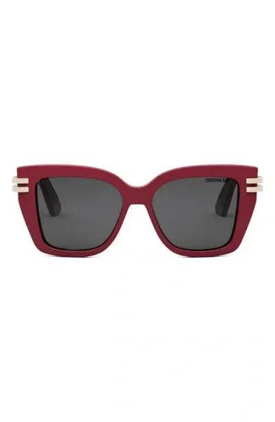 Dior S1i Sunglasses In Shiny Red Smoke