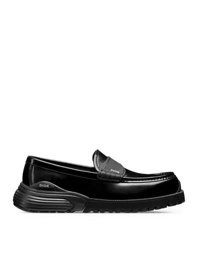 Dior Combat Moccasin In Black