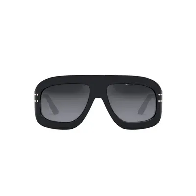 Dior Eyewear Oversized Frame Sunglasses In Black