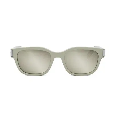 Dior Eyewear Rectangle Frame Sunglasses In Beige