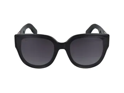 Dior Eyewear Round Frame Sunglasses In Black