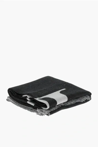 Dior Homme Erl Fringed Wool Blanket