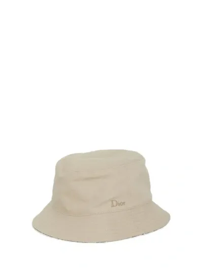 Dior Homme Logo Embroidered Reversible Hat In Multi