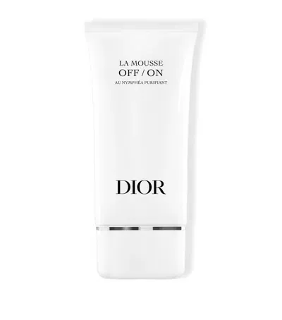 Dior La Mousse Off/on Foaming Cleanser In White