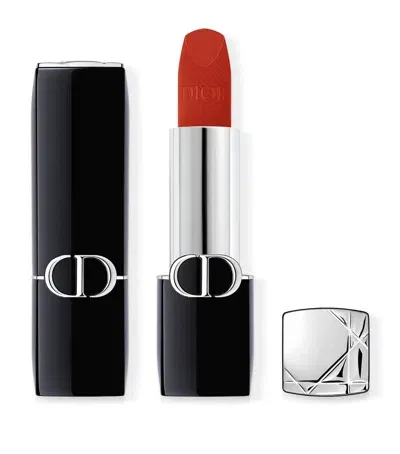 Dior Rouge  Couture Colour Velvet-matte Refillable Lipstick In White