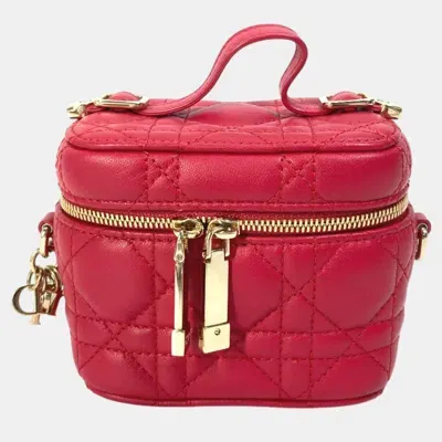 Pre-owned Dior Shoulder Bag In Red