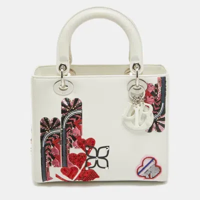 Pre-owned Dior Tote In White