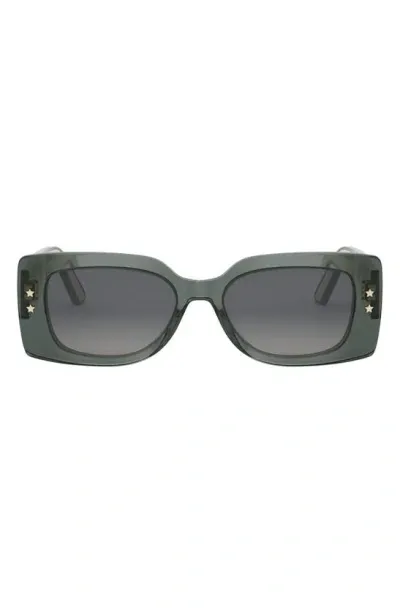 Dior Pacific S1u Sunglasses In Dark Green Grey Gradient