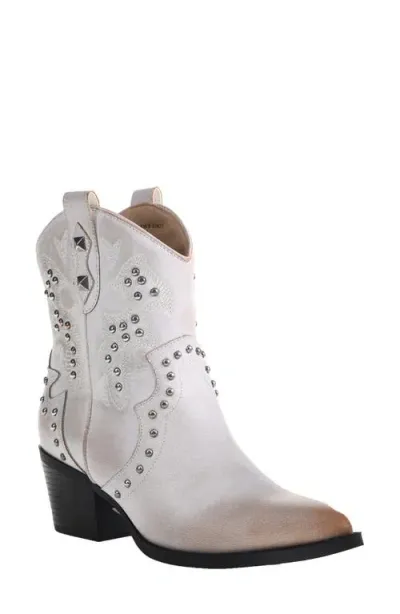 Dirty Laundry Nowhere Pointed Toe Western Boot In Ice