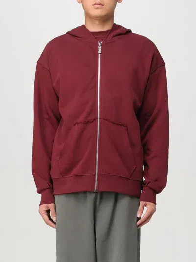 Disclaimer Sweatshirt  Men Color Burgundy In Burgunderrot