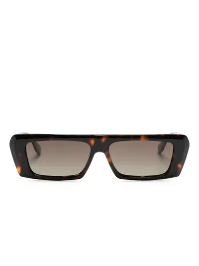 District People Acetate Sunglasses In Multicolour