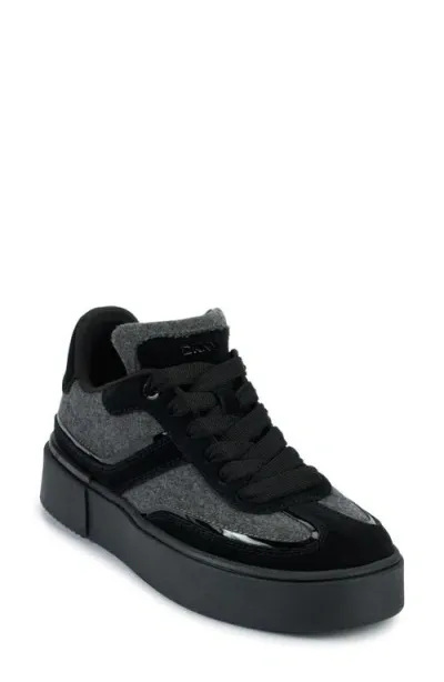 Dkny Bethan Platform Sneaker In Black/grey