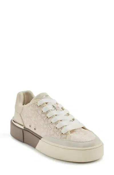 Dkny Bradley Platform Sneaker In Hemp/white