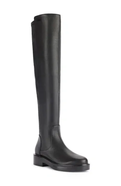 Dkny Winsloe Over The Knee Boot In Blk - Black