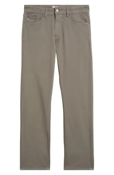 Dl1961 Russell Slim Straight Leg Knit Pants In Stone Grey Ultimate Knit