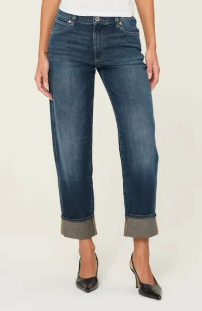 Dl1961 Thea Relaxed Tapered Boyfriend Jeans In Bluffview