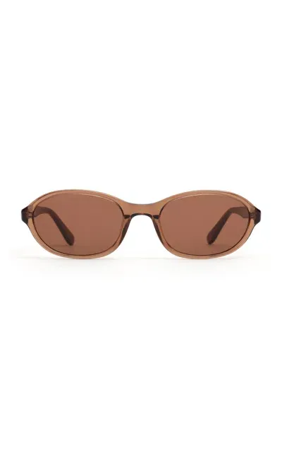 Dmy Studios Bibi Acetate Sunglasses In Brown