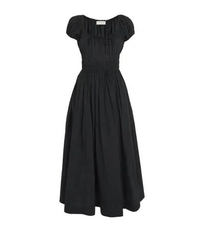 Doen Quinn Midi Dress In Black