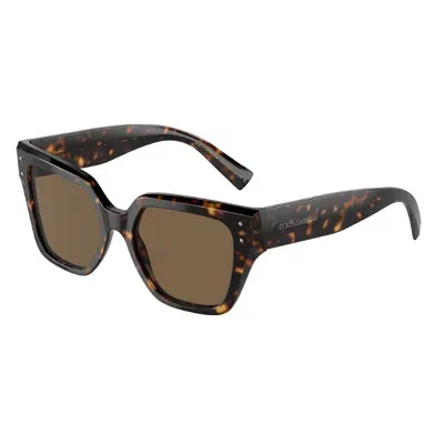 Dolce &amp; Gabbana Eyewear Dg4471 Linea Dg Sharped 502/73 Havana Sunglasses In Marrone