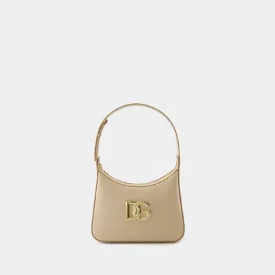 Dolce & Gabbana 3.5 Handbag - Dolce&gabbana - Leather - Beige In Neutrals