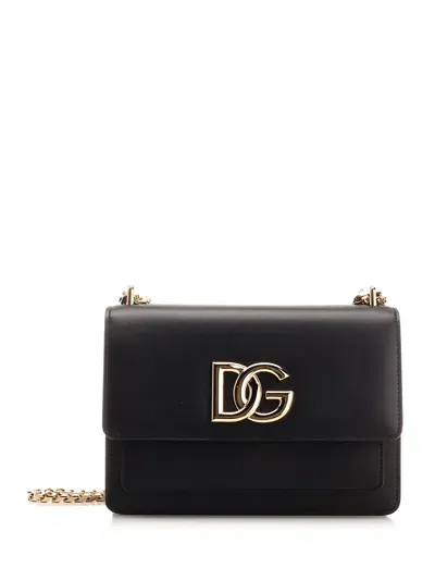 Dolce & Gabbana Dg Shoulder Bag In Black