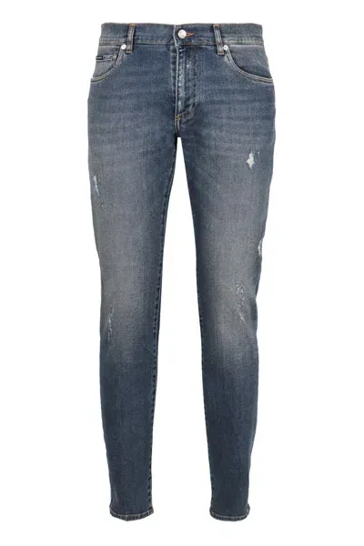 Dolce & Gabbana Jeans In Navy