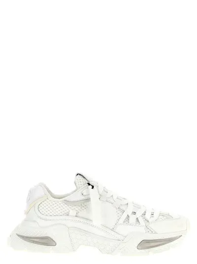 Dolce & Gabbana Mixed-material Airmaster Sneakers In White