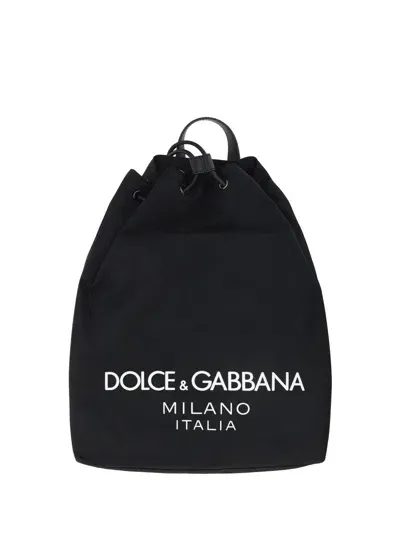 Dolce & Gabbana Backpacks In Black