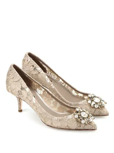 Dolce & Gabbana Bellucci Pumps In Beige