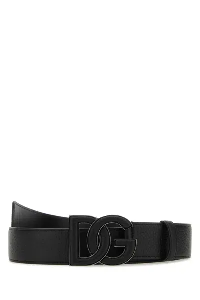 Dolce & Gabbana Belt In Black