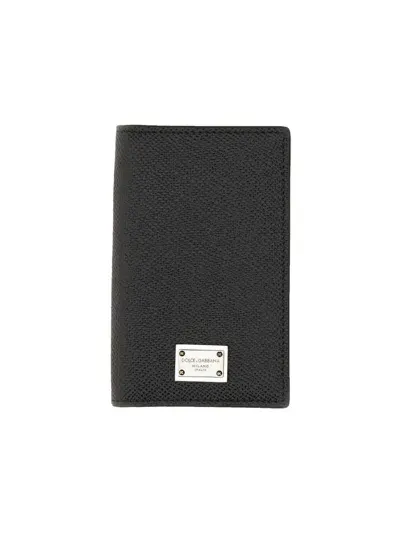 Dolce & Gabbana Bifold Card Holder "dauphine" In Black