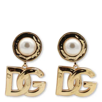 Dolce & Gabbana Gold Metal Earrings